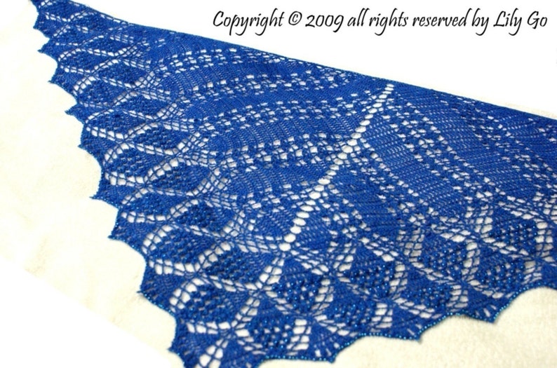 Garden Path Crocheted Shawl in PDF File image 4