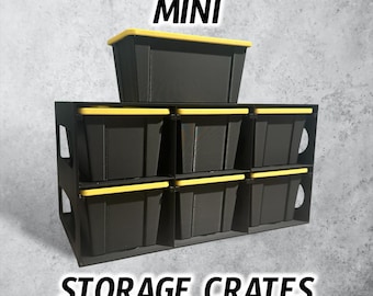 Mini cajas de almacenamiento apilables