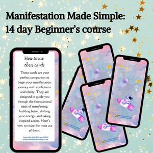 Manifestation Made Simple: 14 day Beginner’s course in Manifesting Goals Abundance. 2 week course Short course Manifesting Guide