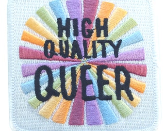High Quality Queer - iron on patch