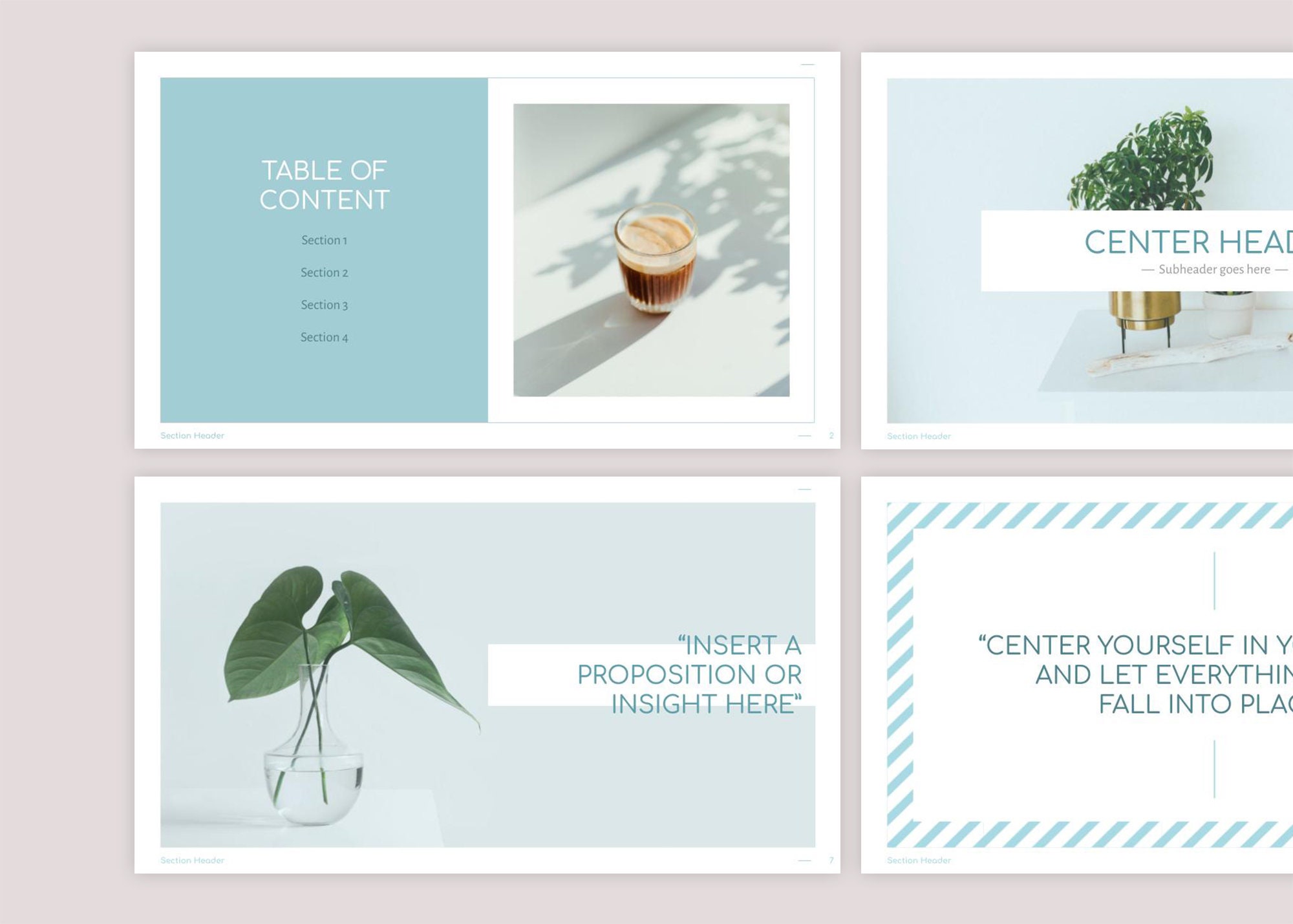 Blue Corporate Presentation Template | Professional Business Pitch Deck ...