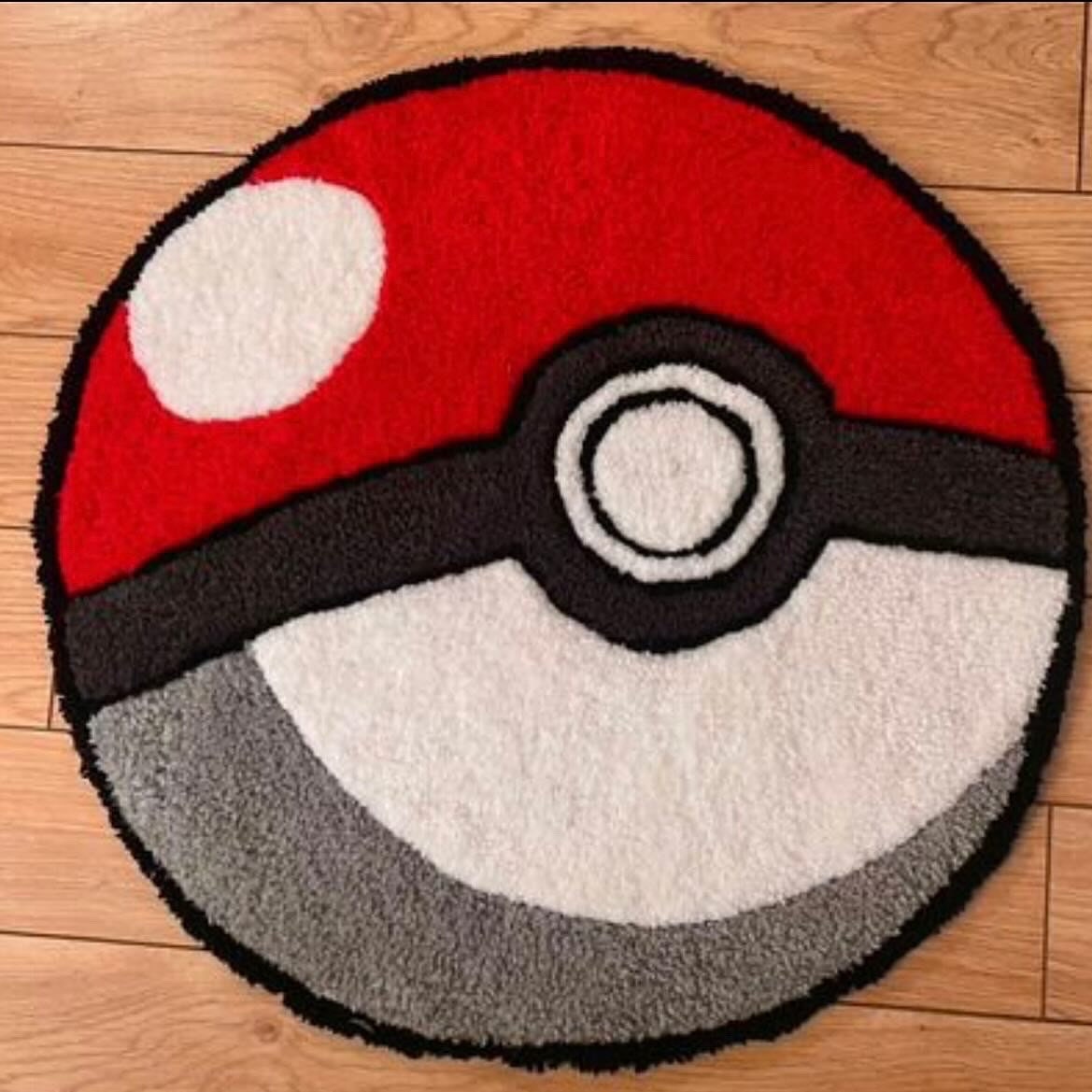 Discover Handcrafted Tufted Poke Ball Rug