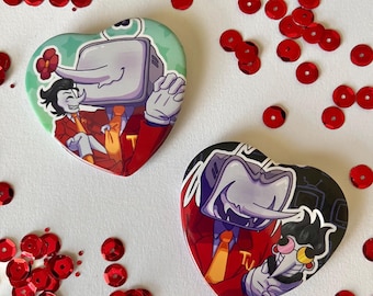 deltarune spamtenna heart buttons