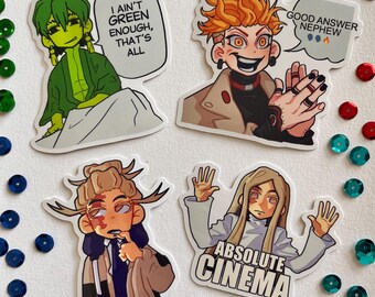 gachimeme stickers 3 in.