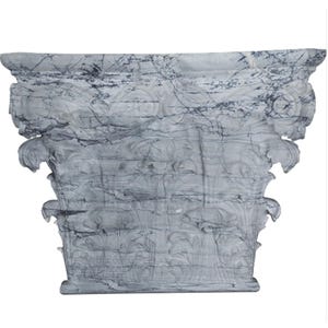 Gray Marble Corinthian Capital Architecture For Sale