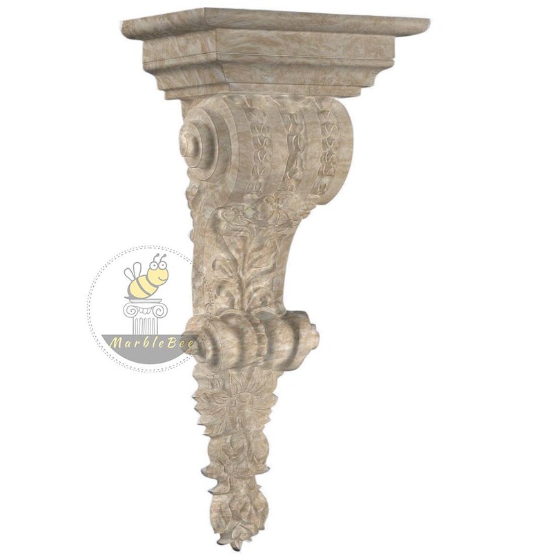 Rectangular Corbel Beige Limestone Corbels: Exterior Architectural Accents - Etsy
