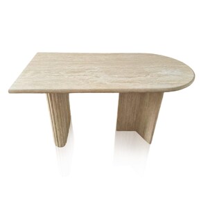 Modern Travertine Table Beige Travertine For Sale