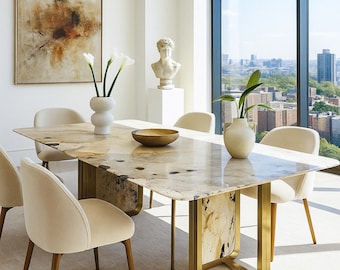 Modern Marble Table by Pandora: Minimalist Luxury