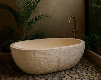 Marble bathtub Beige Marble Instock