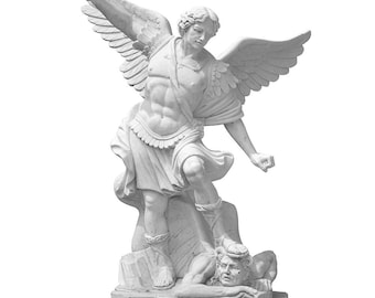 Griechische Marmor Skulptur des Erzengels Michael