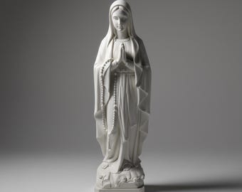 聖母マリアの庭園像 - 庭園装飾 - ヨーロッパ製 - 宗教彫刻 - 古代の家