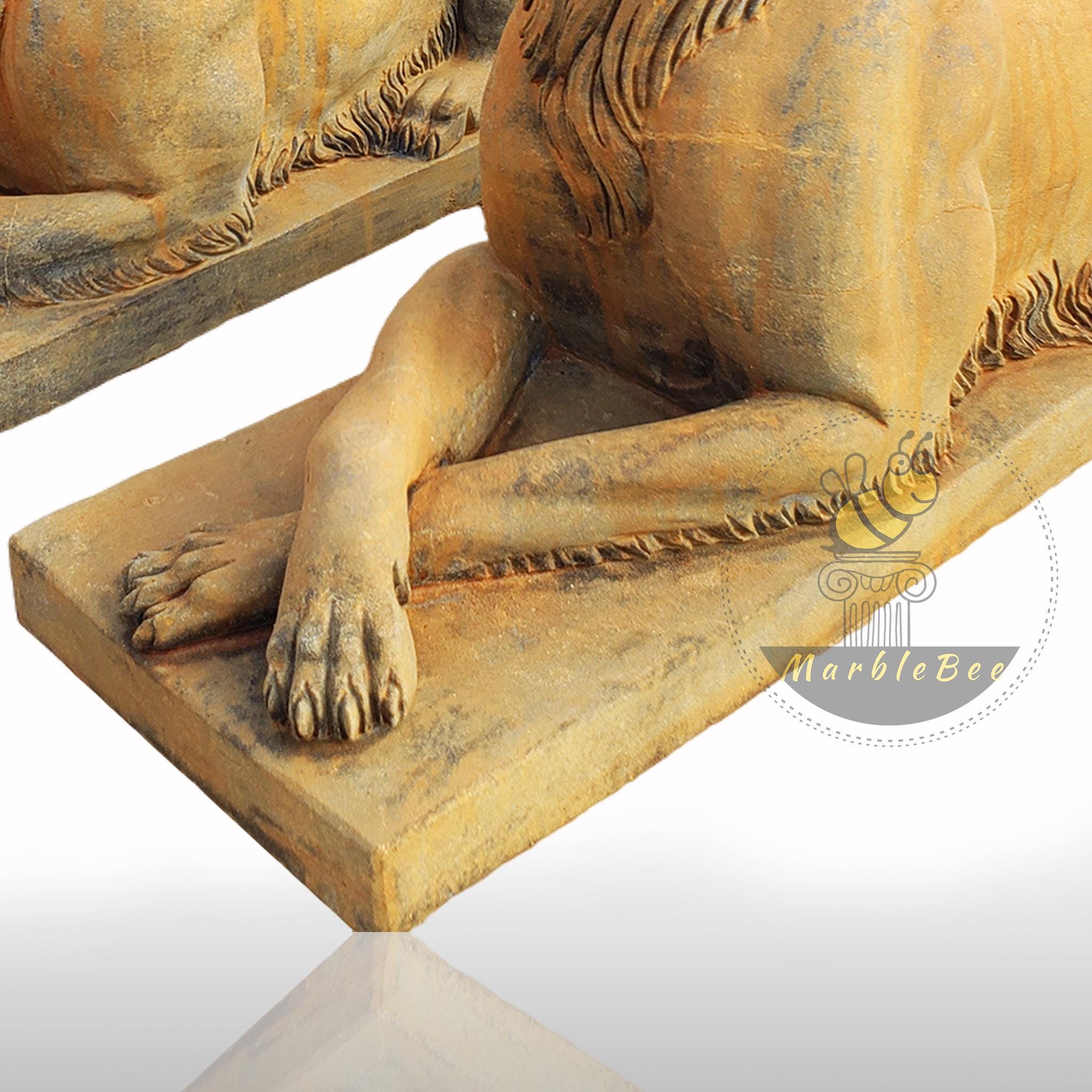 黒石灰岩アンティーク大理石犬 - Etsy 日本