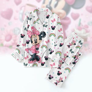 Disney Minnie Pajamas Set, Magic Kingdom Pajamas Family, Minnie Valentine Pajamas Women, Mickey And Friends Pajamas, Valentine Gift