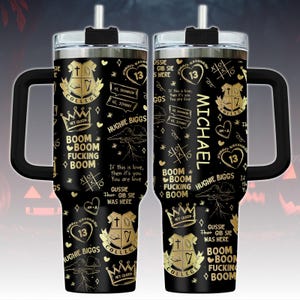 Personalized Boys Of Tommen Engraved Tumbler, Tommen College 40oz Tumbler Cup, Fantasy Book Inspired Drinkware Tumbler, Bookish Cup