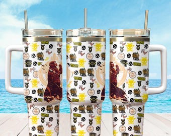 Star Wars 40oz Tumbler, Stormtrooper Drinkware Tumbler, May The 4 With You Stainless Tumbler, Disney Cup, Star Wars Fan Steel Tumbler