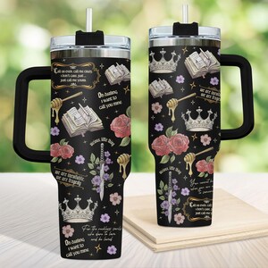 Powerless Series 40oz Tumbler, Kai Azer I Love You Drinkware Tumbler, Fearless Fan Tumbler Cup, Fantasy Book Cup, Bookish Tumbler