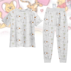 Winnie The Pooh Pajamas Set, Pooh And Friends Tshirt And Pants, Disneyland Trip Pajamas For Women, Pooh Eeyore Pajamas For Party