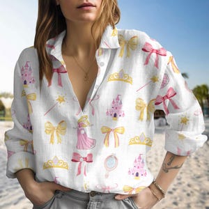 Disney Aurora Princess Blouse Shirt, Disney Princess Shirt For Women, Sleeping Beauty Shirt, Aurora Princess Shirt For Her, Disneyworld