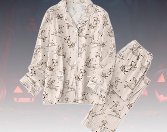 Dachshund Dog Pajamas Set, Cute Wiener Dog Pajamas Family, Sausage Puppy Pajamas For Her, Pet Lover Matching Pajamas Set, Dog Love Pjs