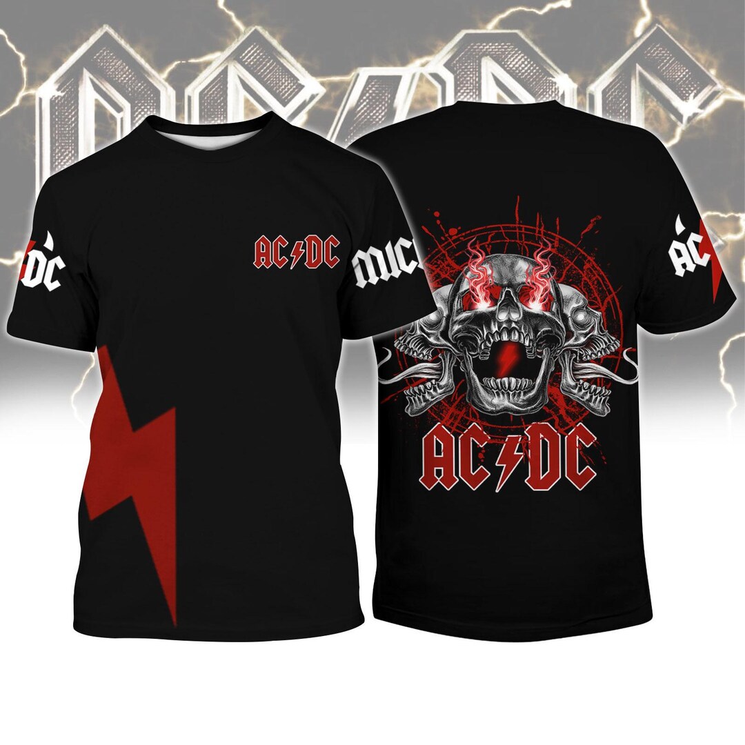 Acdc Tour 2025 Shirt, Acdc Power up Tour 2025, Rock Band Shirt for Men ...