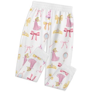 Sleeping Beauty Coquette Pajamas Set, Disney Princess Bow Tshirt Pants, Disneyworld Pajamas Family, Magic Kingdom Pjs, Valentine Gift