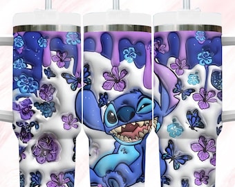 Custom Stitch 40oz Tumbler, Disney Stitch Stainless Tumbler, Ohana Means Family, Stitch And Lilo Tumbler, Magic Kingdom Steel Tumbler