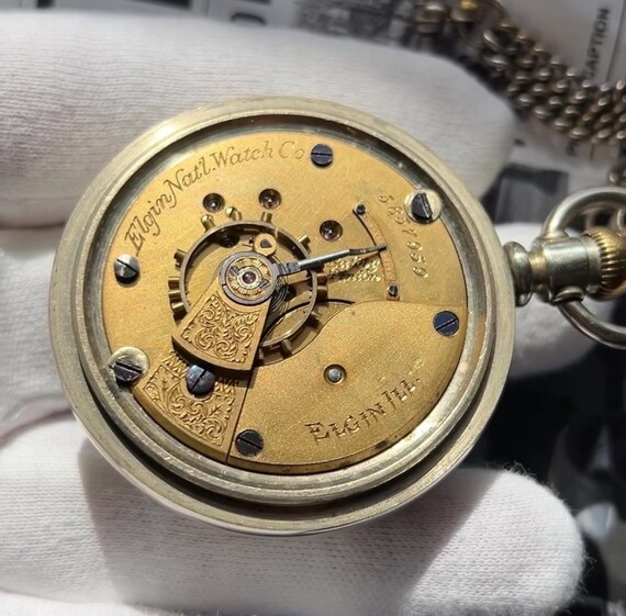 1894, «Elgin National Watch co.» Mechanical antiq… - image 8