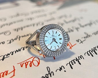 1960s, Bucherer. Mechanical women's vintage ring watch