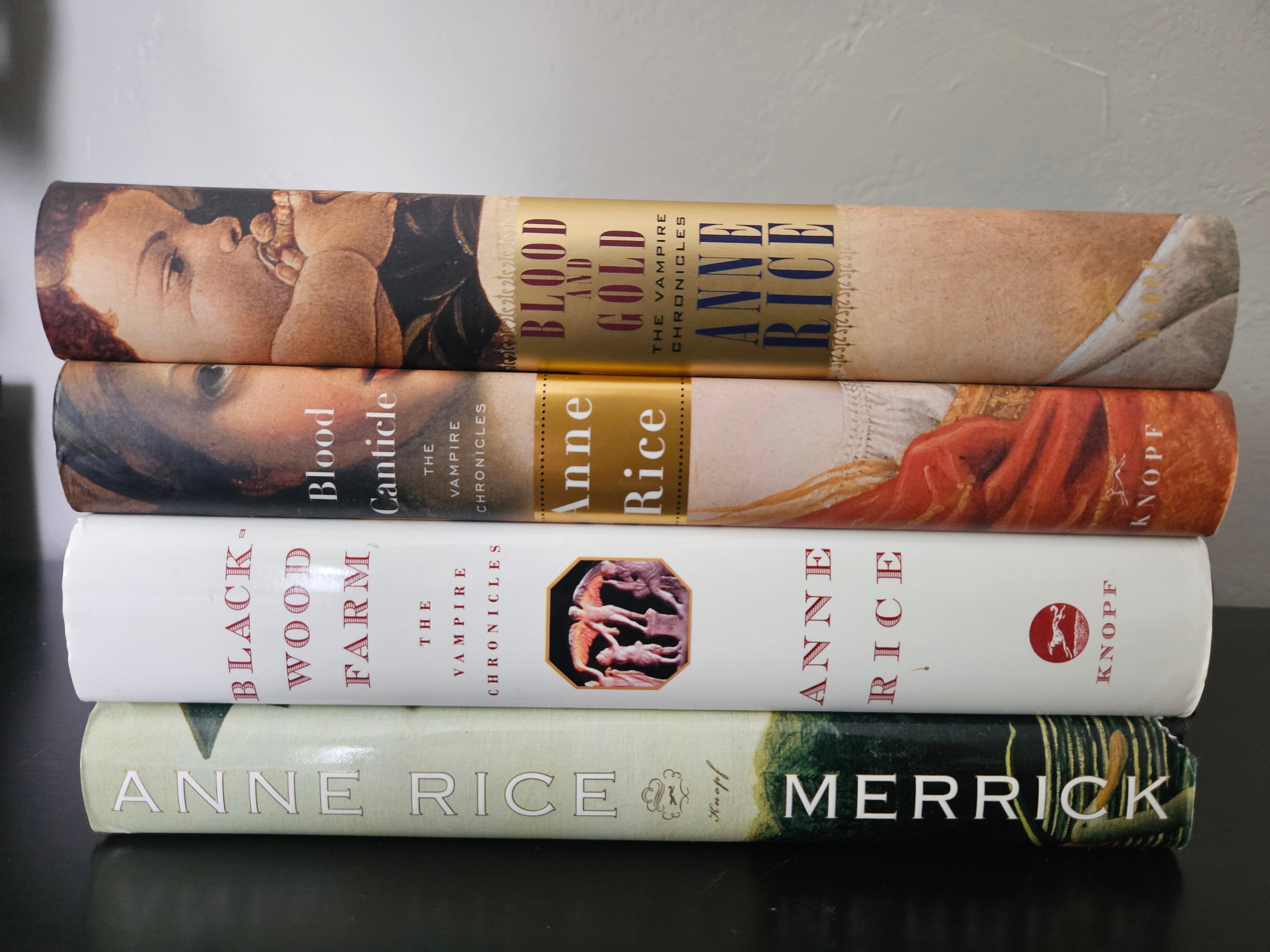 Anne Rice Various Titles First Edition Hardcover Books Each Sold ...
