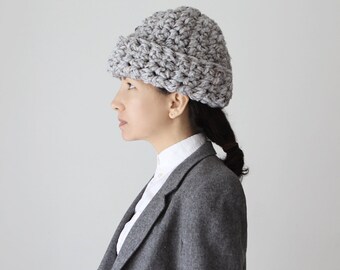 The Juno Hat in Grey Marble