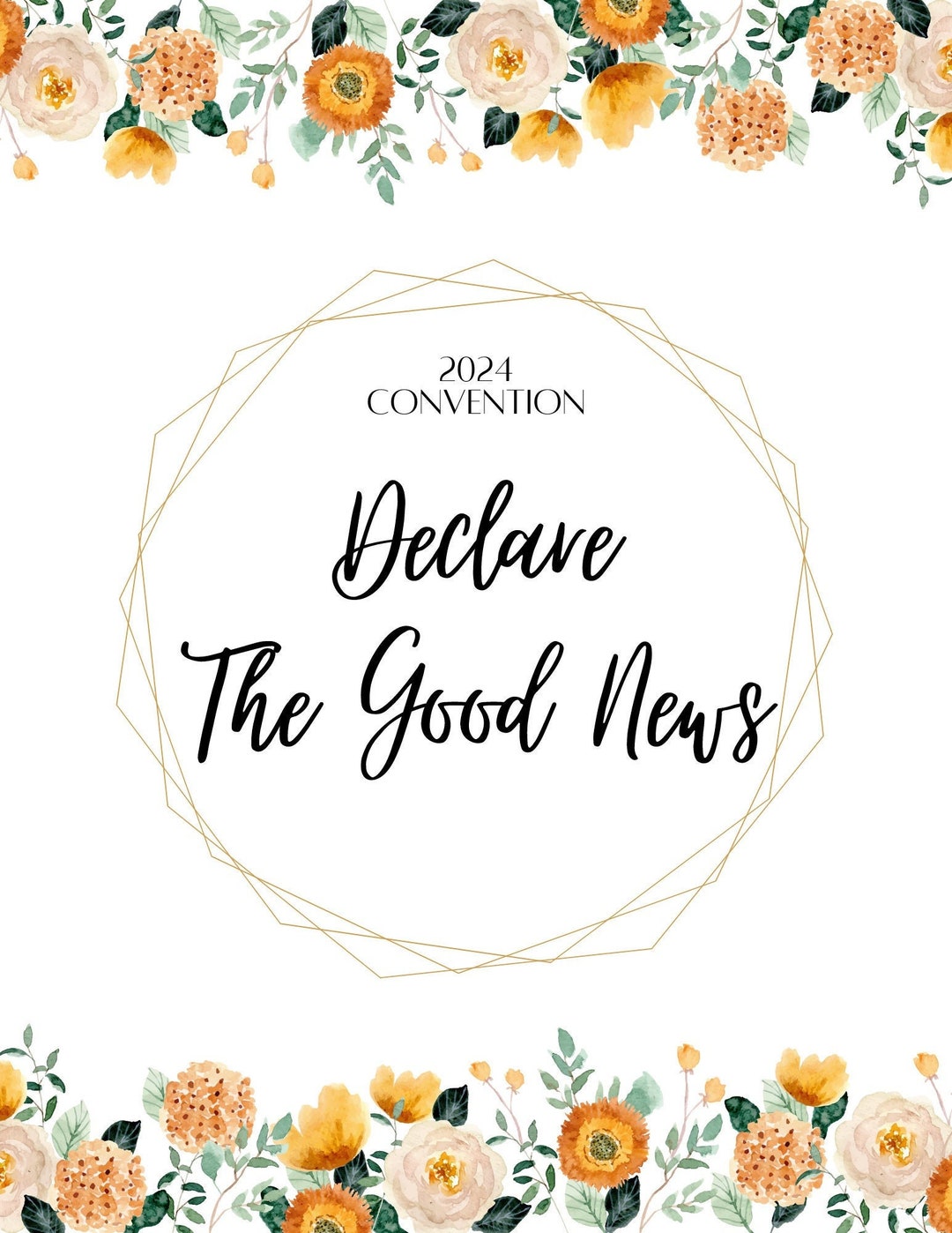 2024 Convention Notebook, Convention of Jehovah's Witnesses, Printable ...