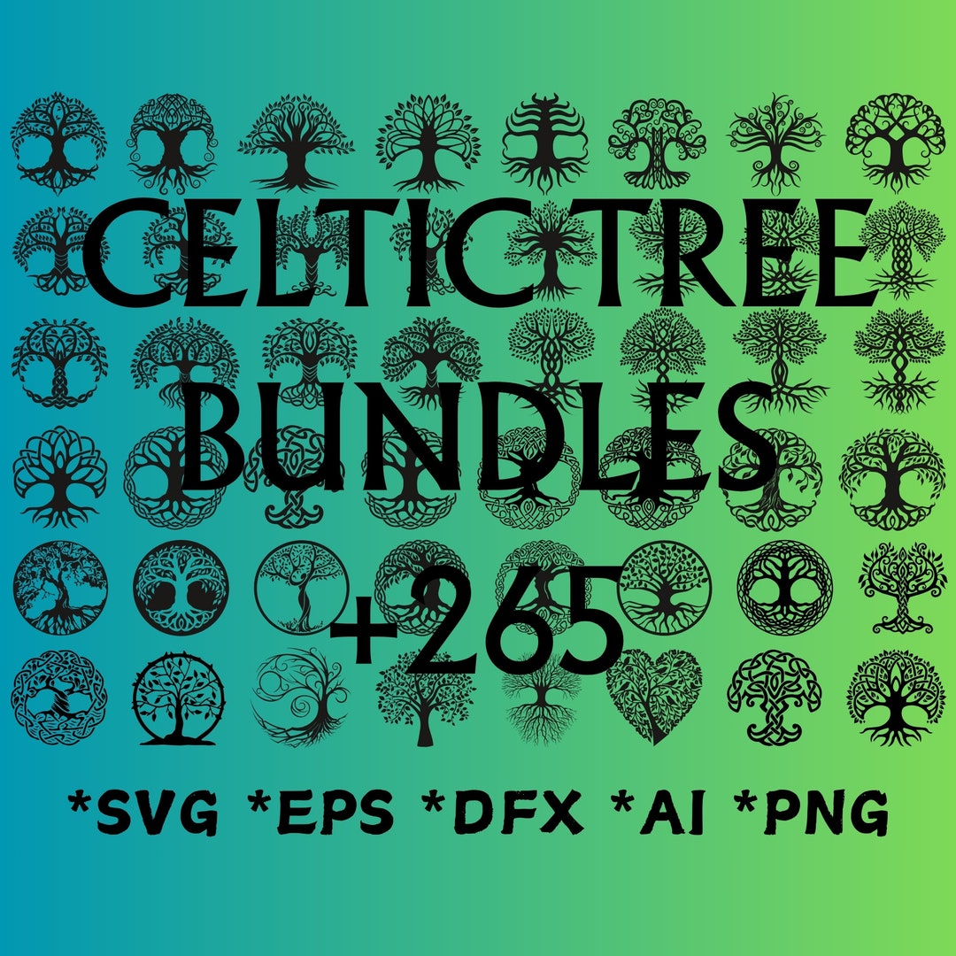 Tree of Life SVG Bundle | Celtic Tree Clipart | Family Reunion SVG ...