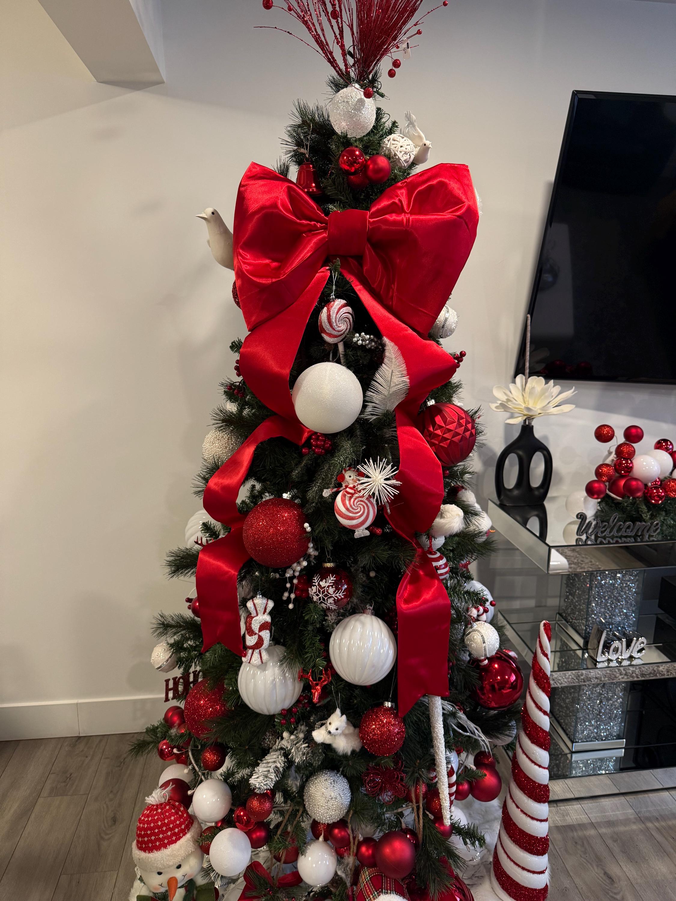 Noeud Voiture Mariage 5PCS Noeud De Ruban De Noël 24cm Grande Taille Arcs De Noël Ruban Nœuds Papillons Ornements Decoration De Noël Pour Arbres De Noël Emballages Cadeaux Sapin De Noël Guirlande