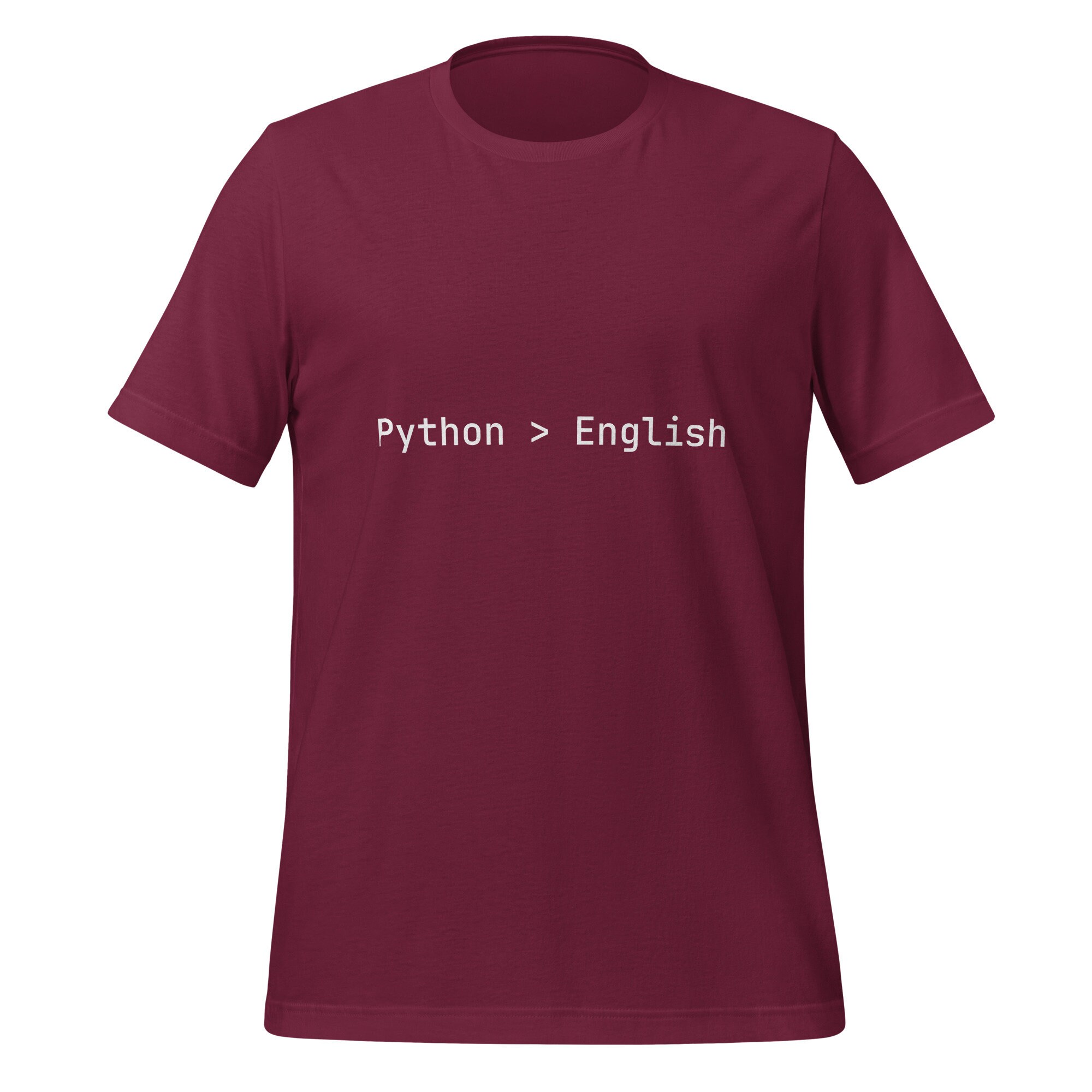 Python Over English Coding Shirt, Funny Gift, IT Tech Gift, Programmer ...
