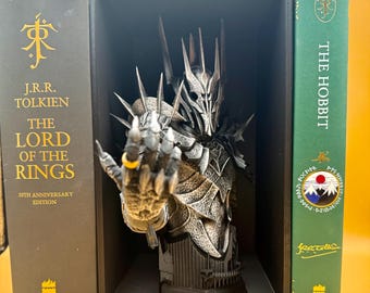 Coin livres Le Seigneur des anneaux – Gandalf, Sauron, Gimli et plus | Insert de bibliothèque fantaisie, décoration inspirée de Tolkien