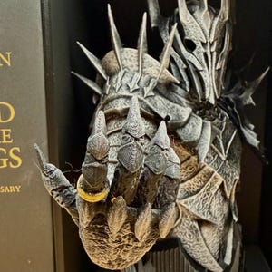Lord of the Rings Book Nook – Gandalf, Sauron, Gimli & More | Fantasy Bookshelf Insert, Tolkien Inspired Decor Sauron