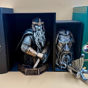 Lord of the Rings Book Nook – Gandalf, Sauron, Gimli & More | Fantasy Bookshelf Insert, Tolkien Inspired Decor image 12