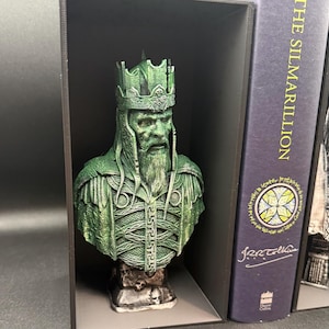 Lord of the Rings Book Nook – Gandalf, Sauron, Gimli & More | Fantasy Bookshelf Insert, Tolkien Inspired Decor King of the dead