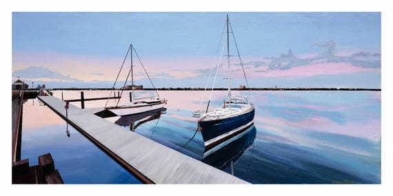 Australian Landscape Newcastle moods Digital art reproduction