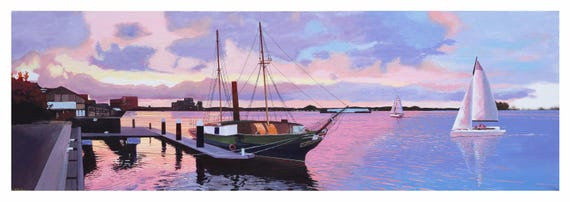 Australian Landscape Newcastle William the fourth Digital art reproduction