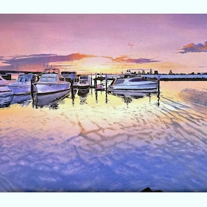 Australian Landscape Foster Marina Digital art reproduction