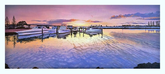 Australian Landscape Foster Marina Digital art reproduction
