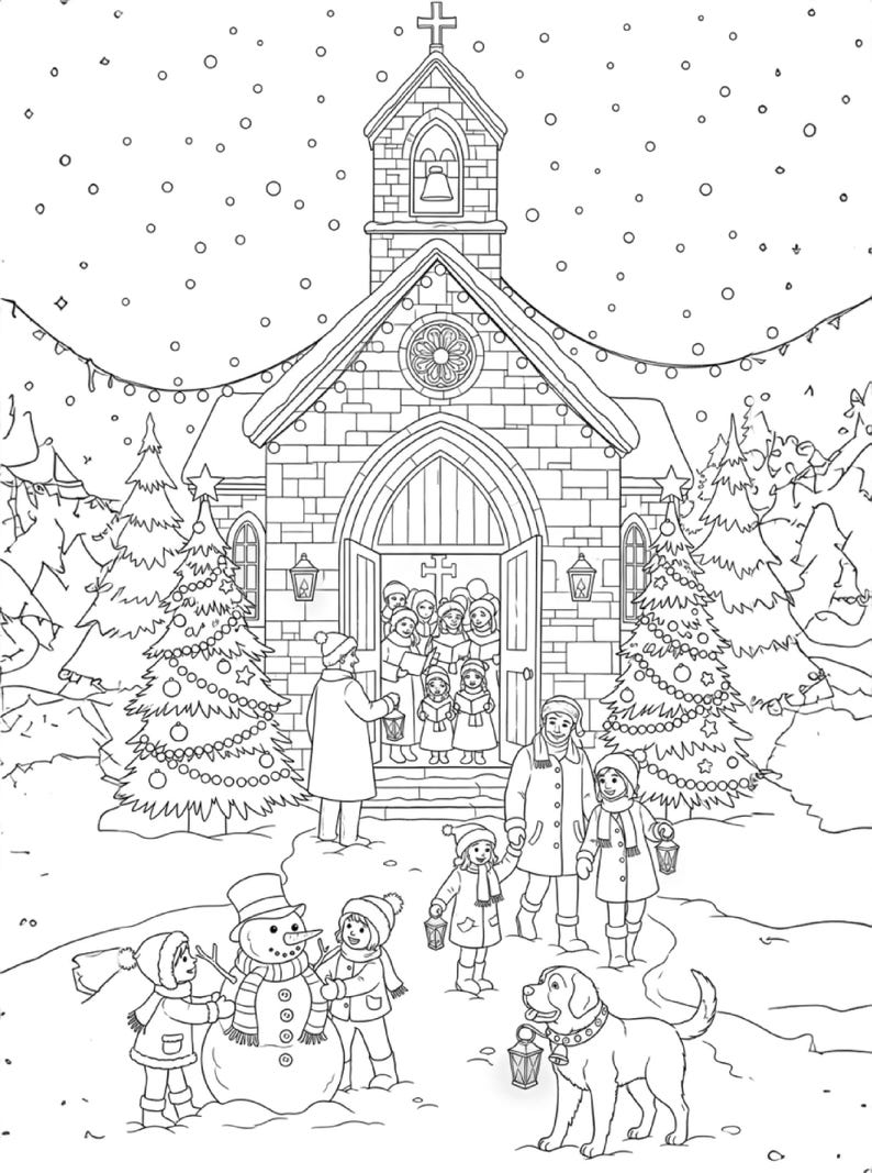 Christian Coloring Pages • Bible Scenes for Kids (digital Download) - Etsy