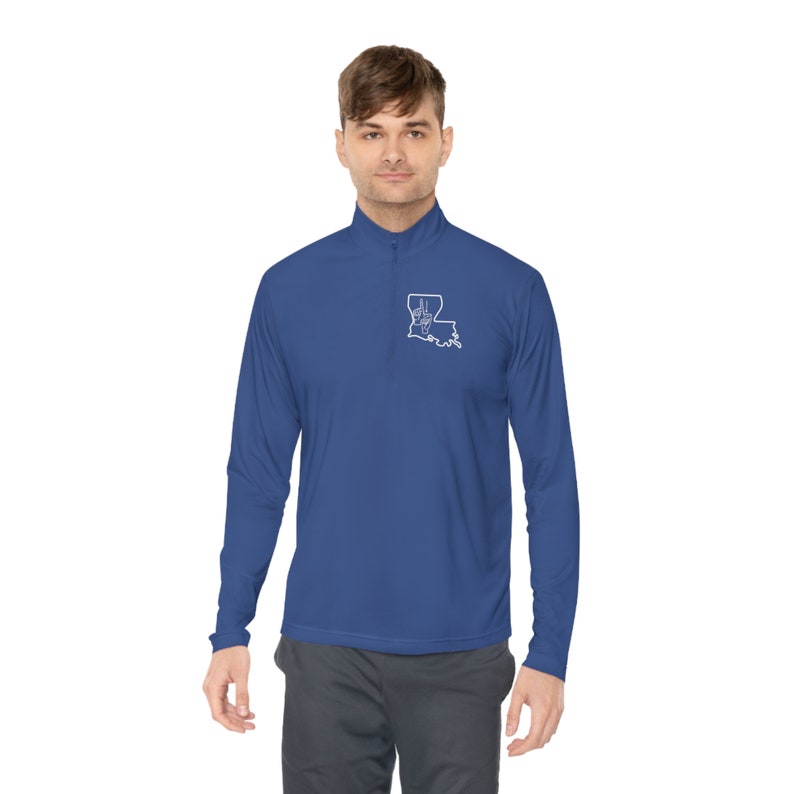 Louisiana ASL Unisex Quarter-Zip Pullover image 6