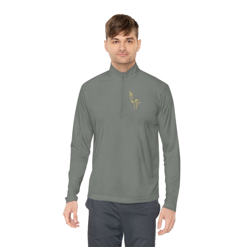 Washington, D.C. ASL Unisex Quarter-Zip Pullover image 9