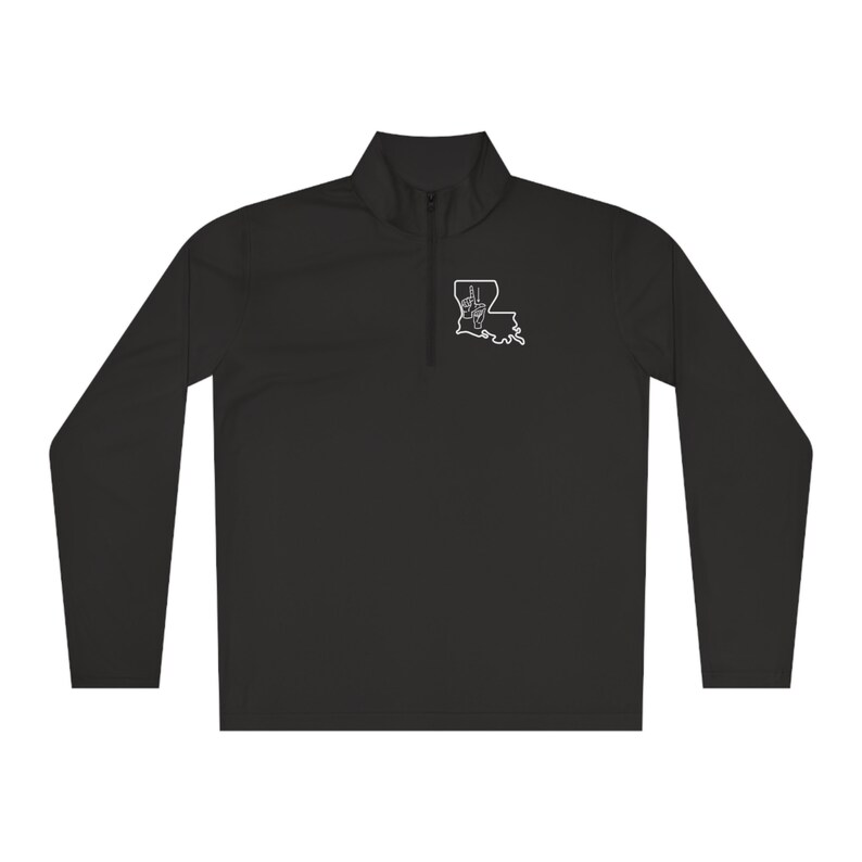 Louisiana ASL Unisex Quarter-Zip Pullover image 7