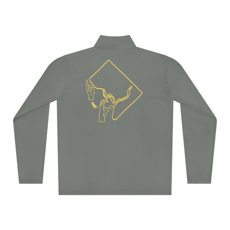 Washington, D.C. ASL Unisex Quarter-Zip Pullover image 7