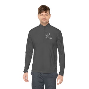 Louisiana ASL Unisex Quarter-Zip Pullover image 3