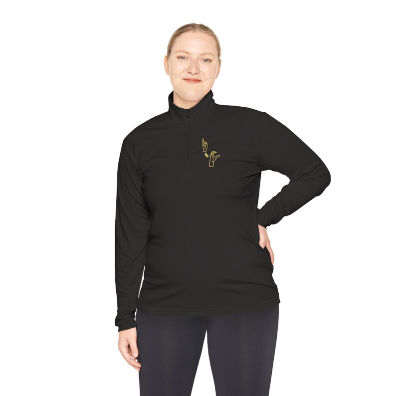 Washington, D.C. ASL Unisex Quarter-Zip Pullover image 5