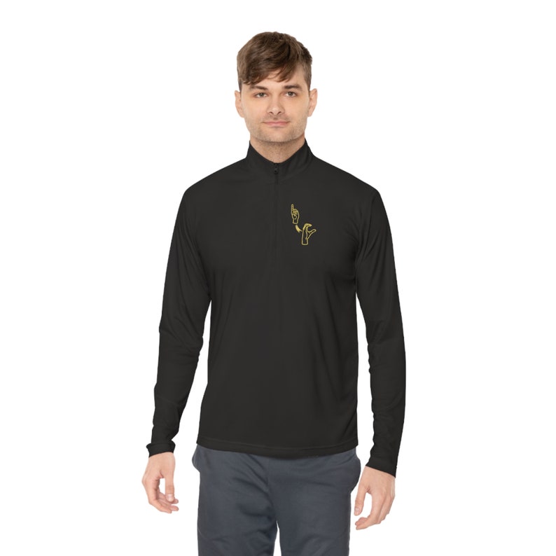 Washington, D.C. ASL Unisex Quarter-Zip Pullover image 6